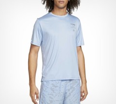 Nike Running DF UV Run Division Miler GX SS Top Blue DM4711 548 Size L