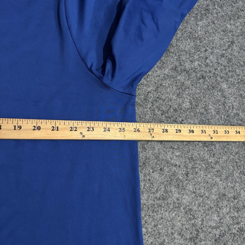 Hurley Athletic Shirt Men Size 2XL Blue Graphic Logo Spell out Long Sleeve gallery