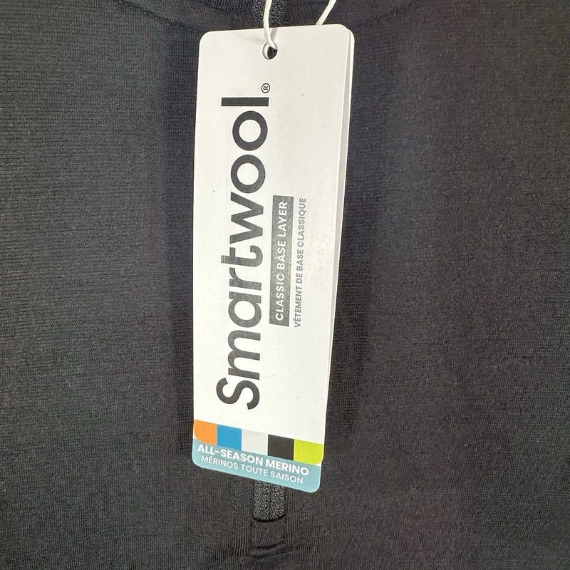 VRST x Smartwool Men's Long Sleeve Size XXL 1/4 Zip Black All Season Merino gallery