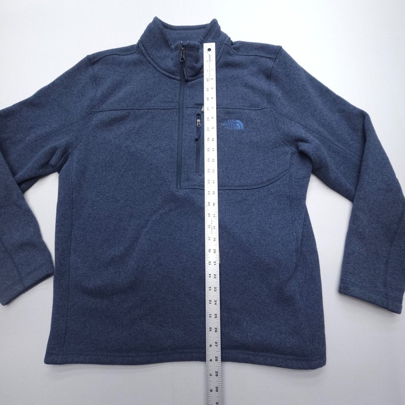 The North Face Gordon Lyons 1/4 Zip Pullover Sweater Mens XL Blue Fleece Outdoor gallery