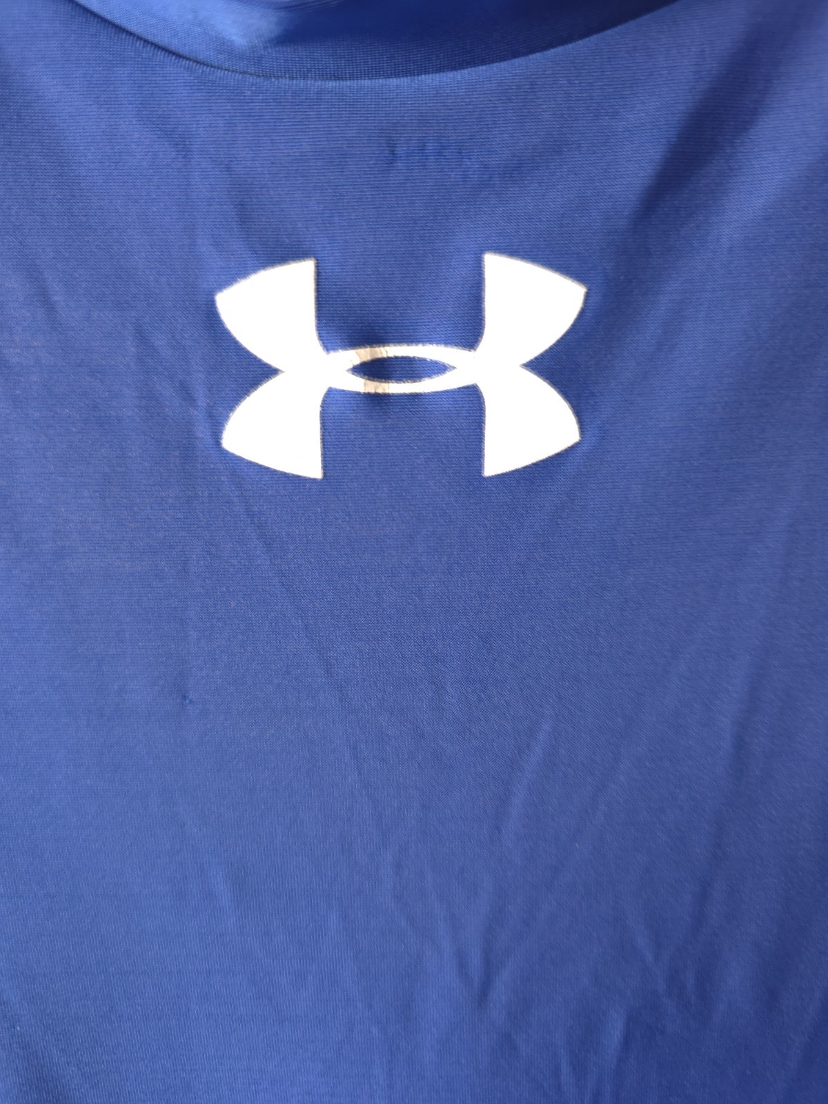Under Armour HeatGear Men's Blue Crew Neck Sleeveless Compression Tank Top M gallery