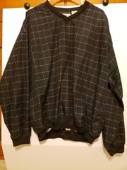 Links Edition Golf Apparel Black Long Sleeve V-Neck Pullover Men’s Large