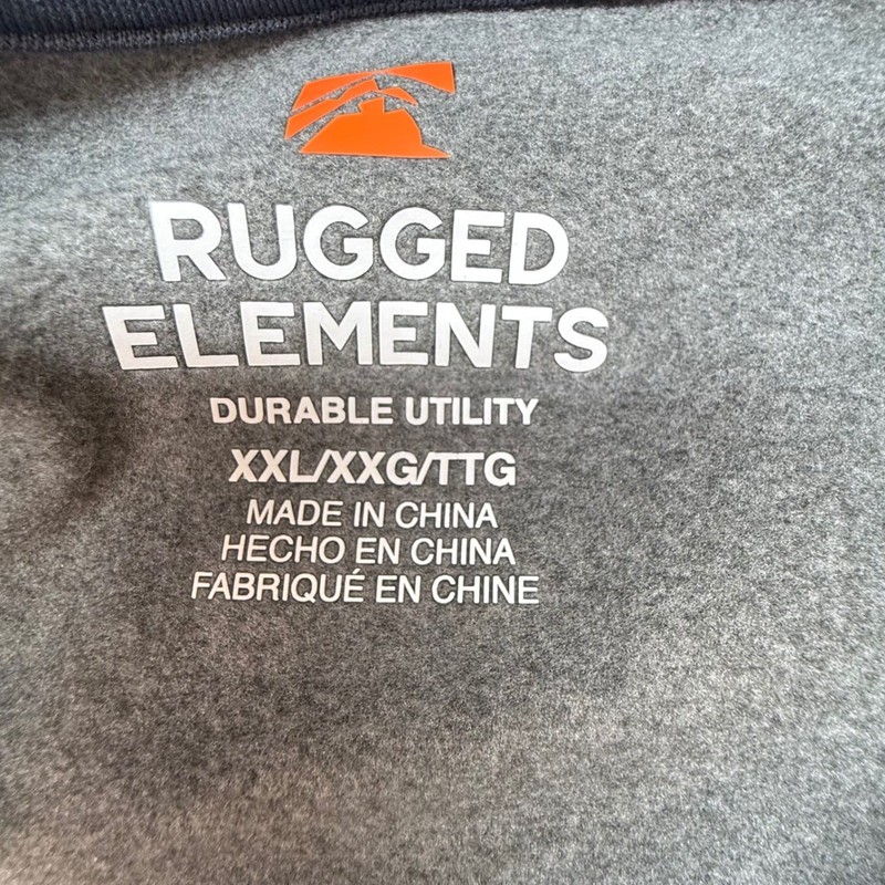 Rugged Elements XXL Long Sleeve Gray Athletic Shirt Mens Durable Utility gallery