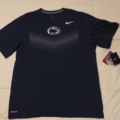 Nike Dri-FIT Penn State Nittany Lions Men’s XL Black Crew Neck T-Shirt