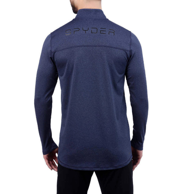 Spyder Active Men’s Performance ¼ Zip, Color: Dust Navy Heather, Size: Small NWT gallery