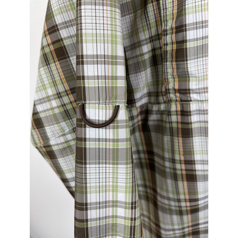 Ascend Vented Performance Plaid Long Sleeve Button Shirt Mens 2XL gallery