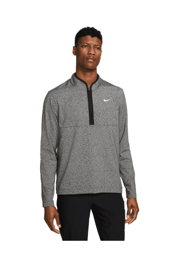 Nike Dri-FIT Victory 1/2 Zip Golf Pullover Black / Gray Various Sizes DH1261 010 gallery