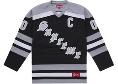 Supreme Fire & Ice Hockey Jersey (FW25) – Black Size Medium IN HAND SHIP FAST