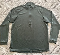 Nike ACG Baselayer Shirt Mens XL Green 1/2 Zip Outdoor Stretch Running Hiking