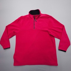 Vtg JCPenney USA Olympics 1/4 Zip Fleece Pullover Light Jacket Adult XL Retro