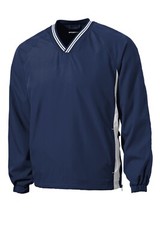 Marquette Warriors Banned Logo Sport-Tek® V-Neck Embroidered Wind Shirt XS-6XL