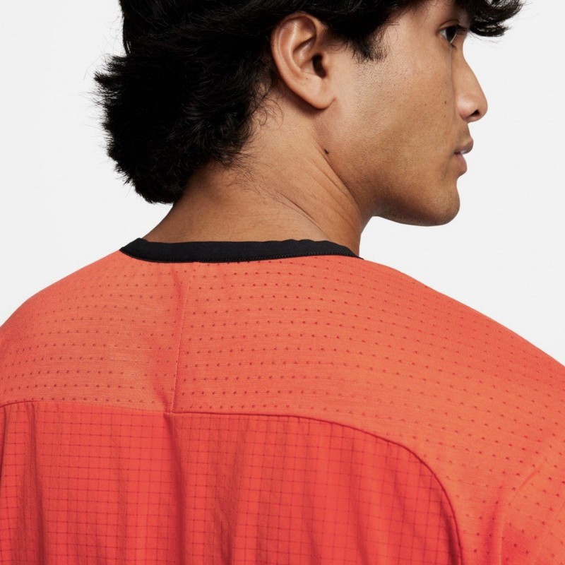 Nike Trail Rise Solar Chase Dri-Fit Running Shirt (Orange) MEDIUM DV9305-809 ACG gallery