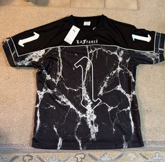NWT PUMA La France Black Chrome Football Jersey Mens Sz Small