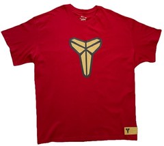 Nike Kobe Men’s Max90 Basketball Red T-Shirt Men’s Men’s 2XL Mamba FZ8071-636