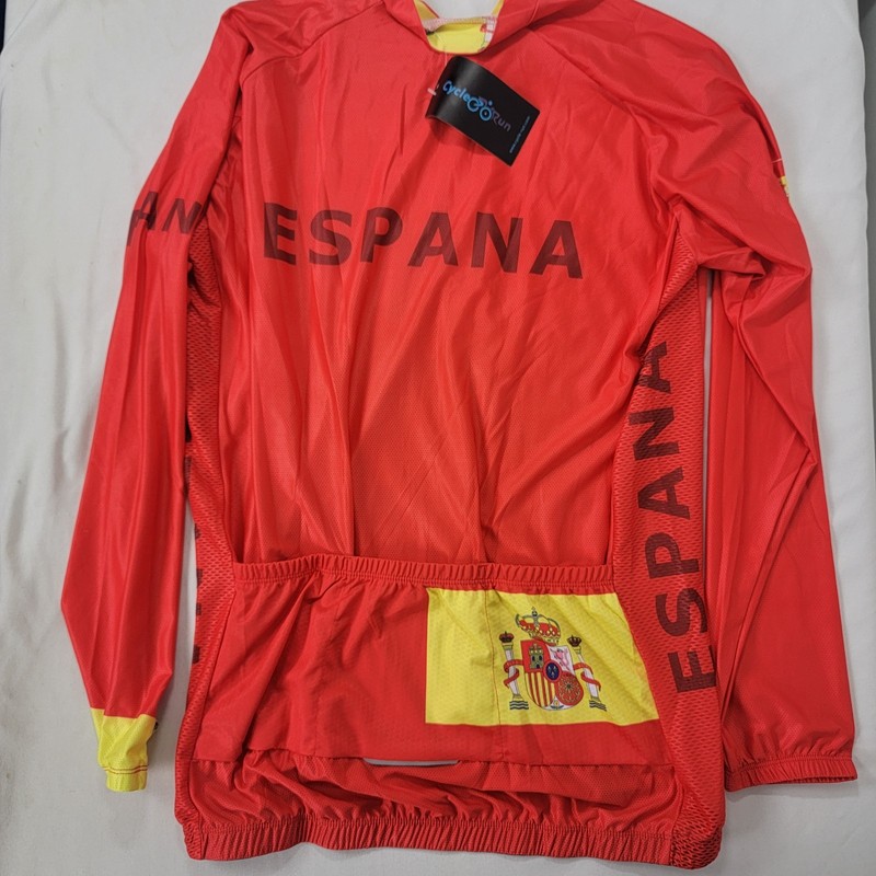 Cycle Run Men's Riding Jacket Zip Up NEW Size 3XL ESPANA Pockets in Back Spain gallery