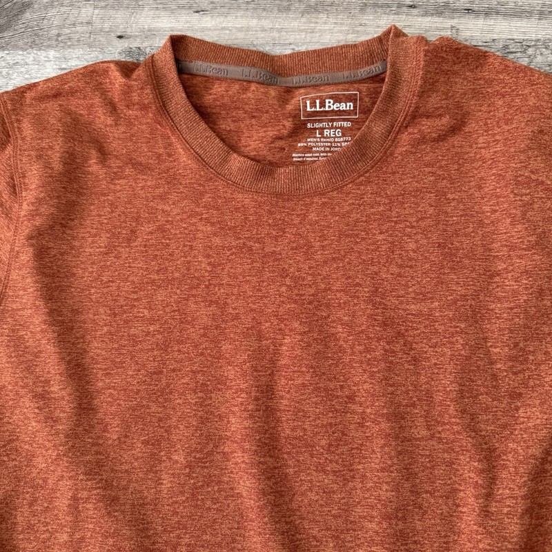 L.L.Bean Slightly Fitted Performance Active Pullover Shirt Mens Large Stretch gallery