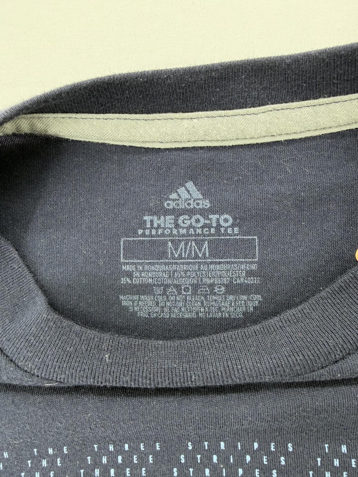Adidas Graphic Performance Tee Regular M Cotton Blend Black gallery