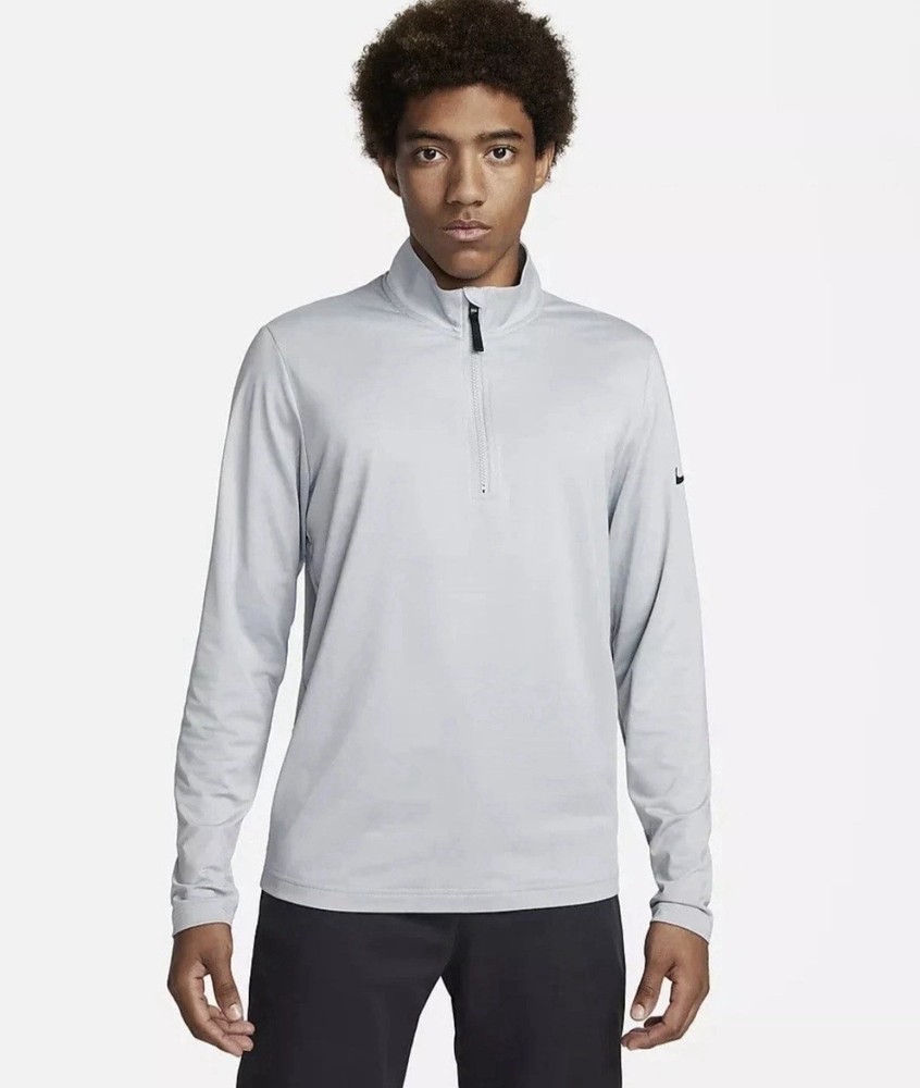 Nike Victory Dri-Fit 1/2 Zip Golf Top Light Smoke Grey FD5837-077 Men's Size XXL