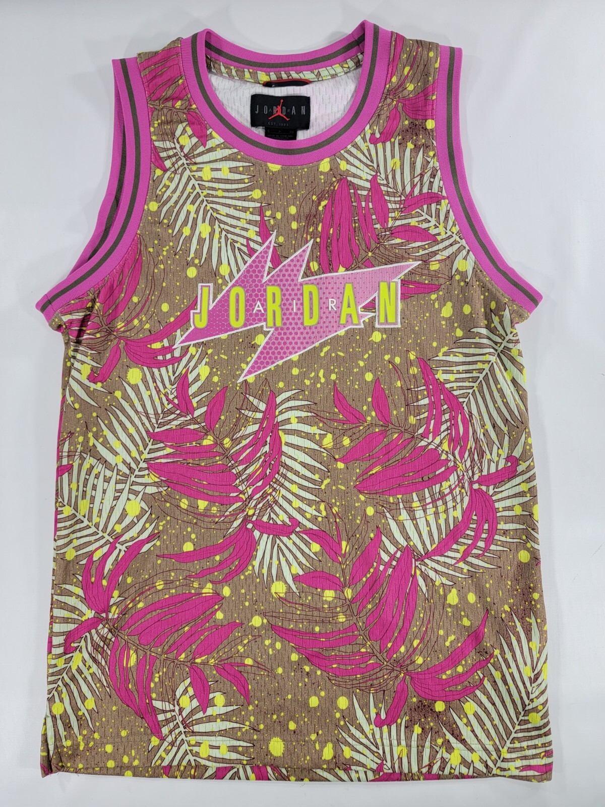 Nike Air Jordan Wings South Beach Tropical Jersey Tank Top Men Size Small EUC gallery
