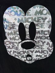 Disney Mickey Mouse Metallic TEE T SHIRT Large L