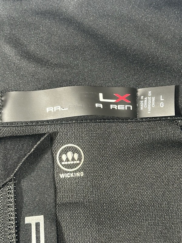 RLX Ralph Lauren Black Wicking 1/4 Zip Golf Athletic Pullover Size Large gallery