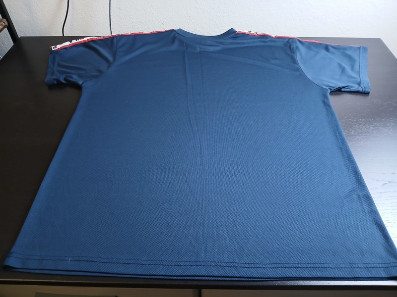 Men's Size 1XL Big and Tall Fila S/S Navy Athletic Shirt #500C gallery