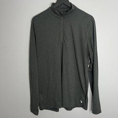 Vuori Ease Performance 1/2 Zip 2.0 Mens Large Charcoal Heather Grey V221