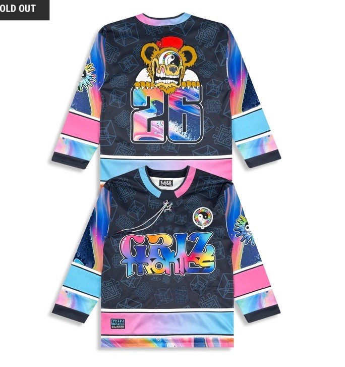 GRIZTRONICS HOCKEY JERSEY THE GORGE GRIZ SUBTRONICS XL gallery