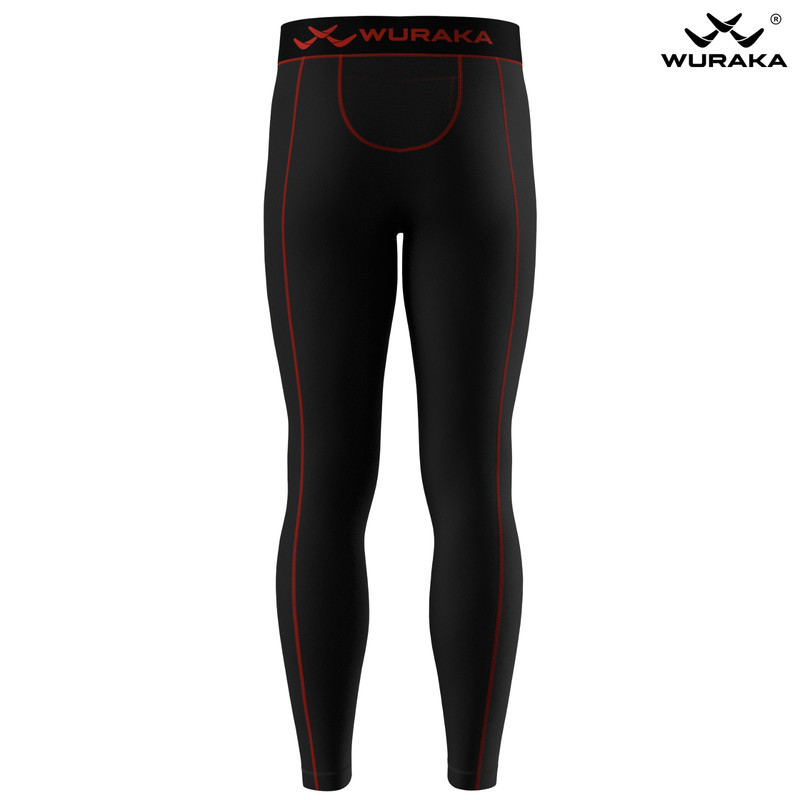 Mens Compression Armour Base layer Red Top Skin Fit Shirt + Leggings / Pants set gallery