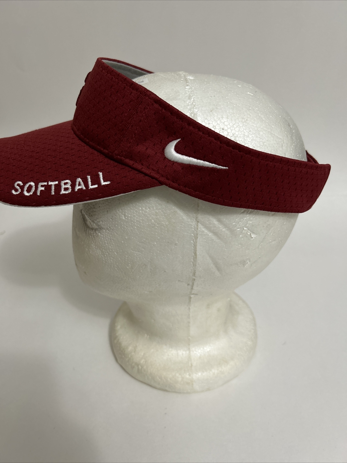 Nike Visor Cap Hat Dri-Fit Red With Tag gallery