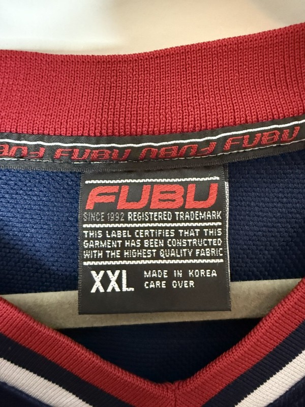 1992 FUBU New York limited edition sports collectible jersey Men's XXL Y2K gallery