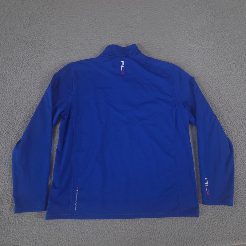 RLX Pullover Mens L Blue Ryder Cup 2016 Hazeltine Performance Quarter Zip Top gallery