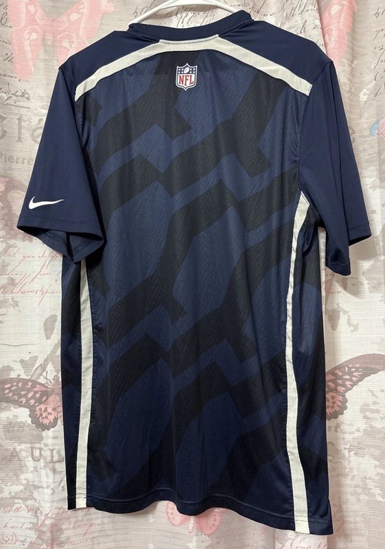 Nike NFL Dry-Fit Onfield Apparel Dallas Cowboys T-shirt Mens L Navy Blue gallery