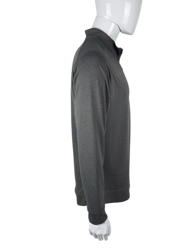 KJUS Mens Large 52 Pullover Keano Half Zip Golf Midlayer Gray Long Sleeve EUC gallery