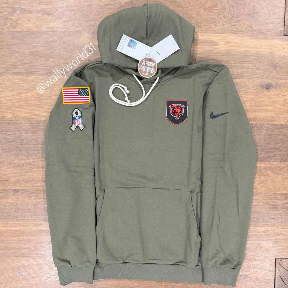 Nike Chicago Bears 2025 NFL Salute to Service Standard Issue Authentic Hoodie