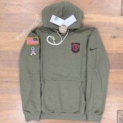 Nike Chicago Bears 2025 NFL Salute to Service Standard Issue Authentic Hoodie