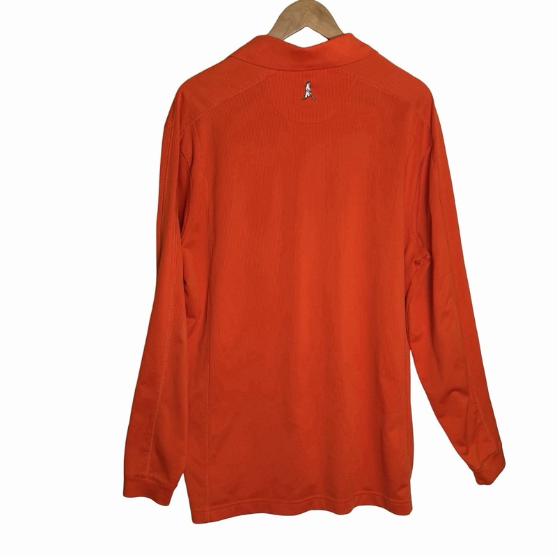 PING Apparel Long Sleeve Performance Golf Shirt Mens XL Orange Sports Outdoors gallery