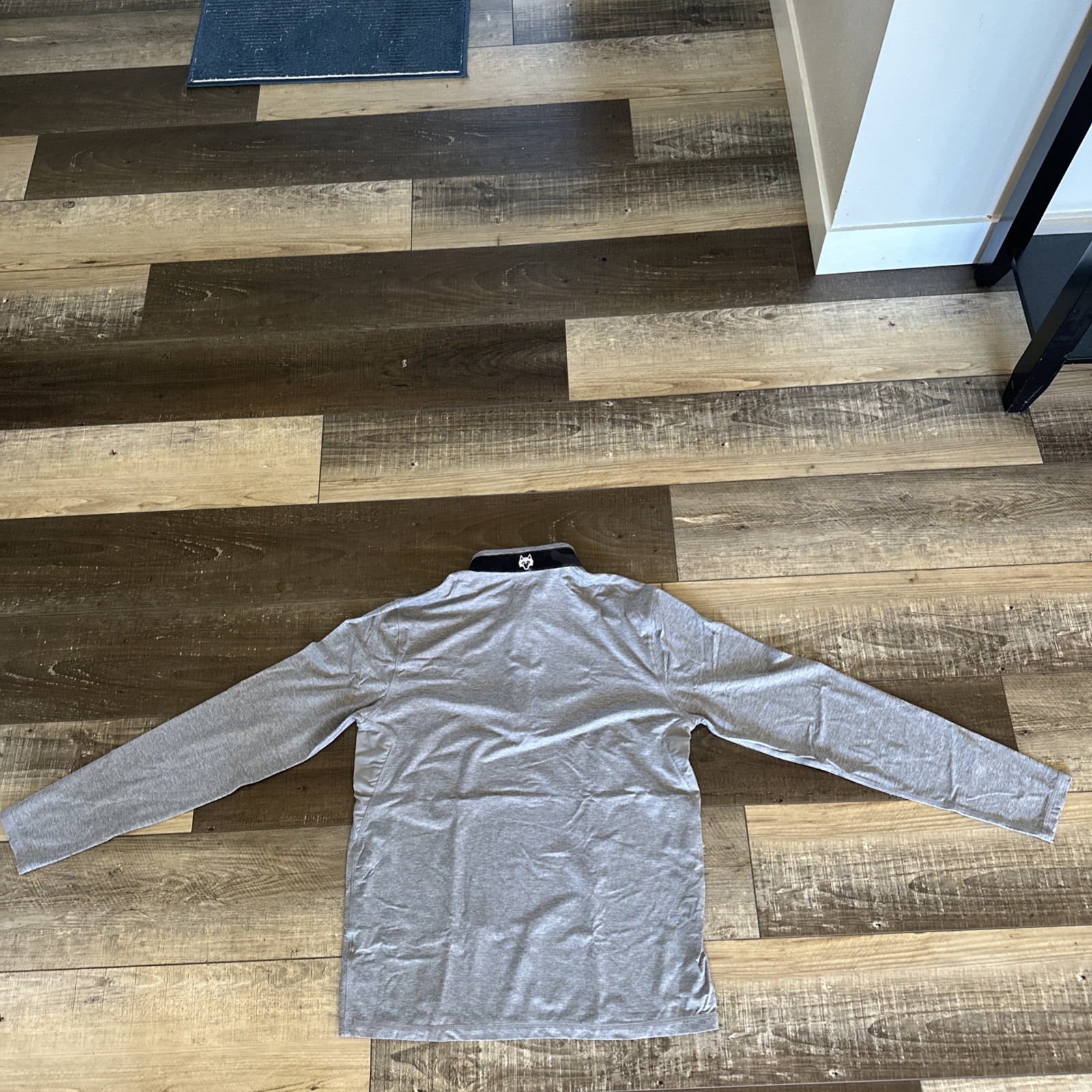 Greyson Men’s Light Grey Heather Guide Sport Quarter Zip. NWT MSRP $128 Medium gallery