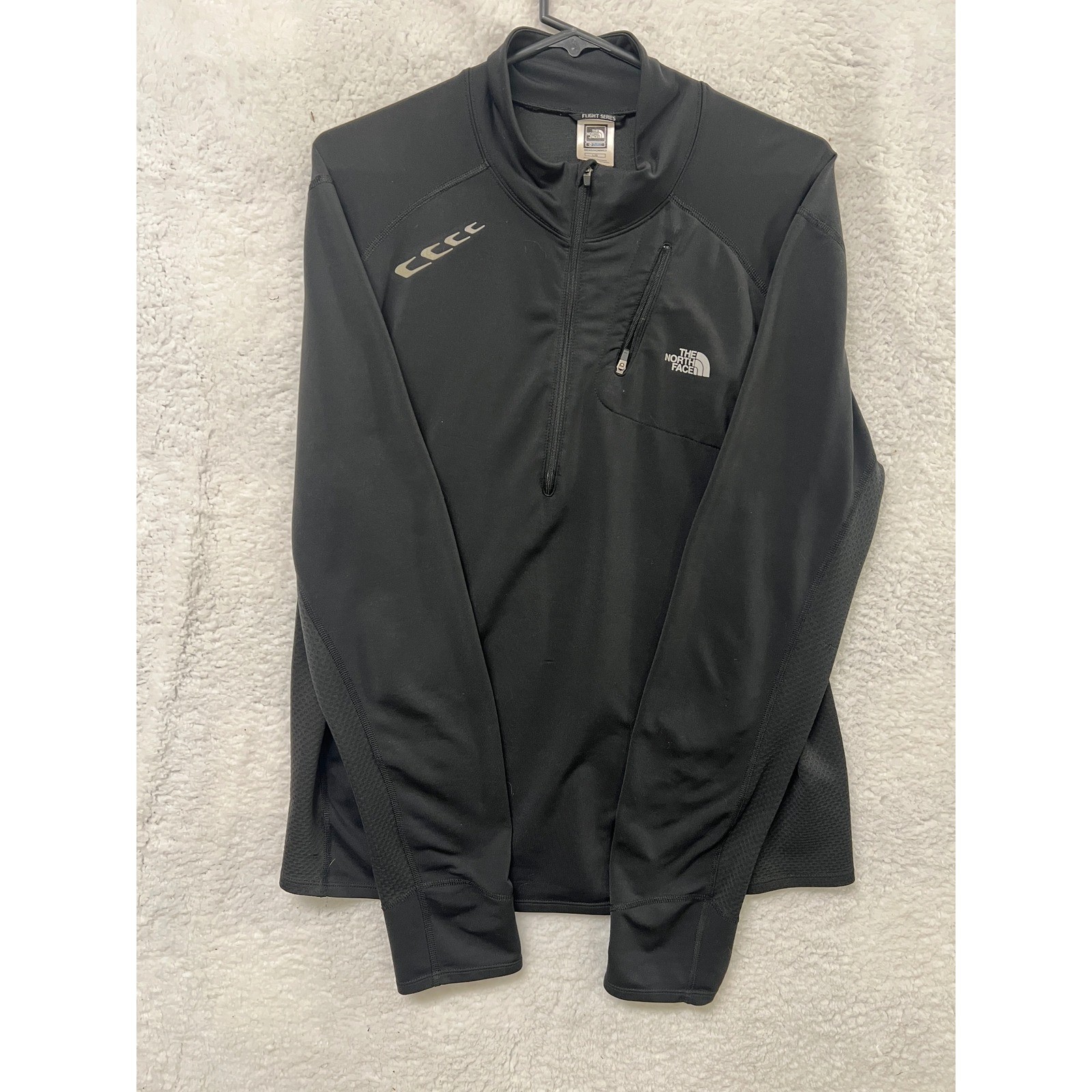 The North Face Flight Series Mens L Black 1/4 Zip Long Sleeve Pullover Athletic gallery