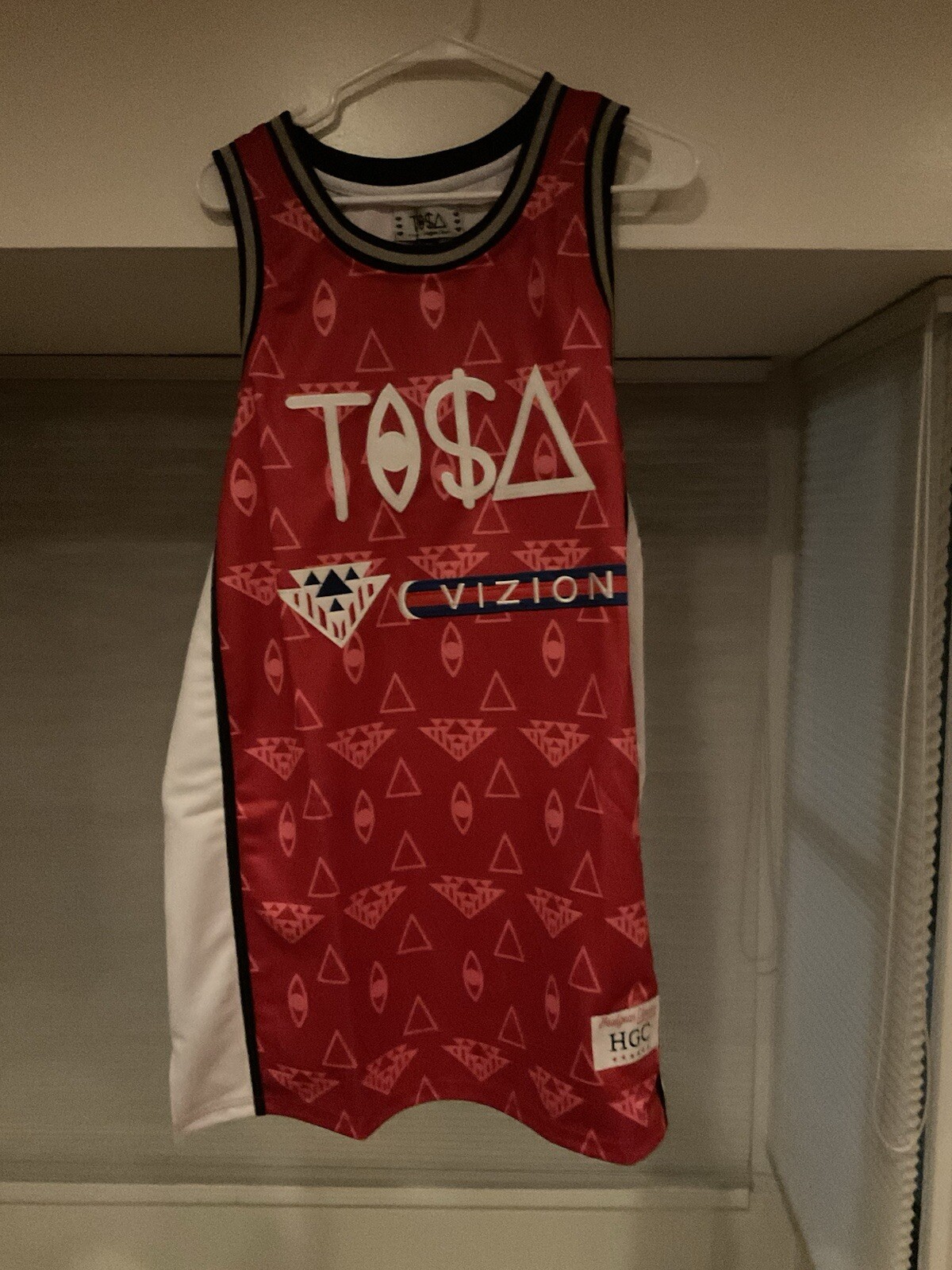 Headgear Classics NBA Youngboy Red TISA Monogram Jersey 3xl NEW MSRP $110 gallery
