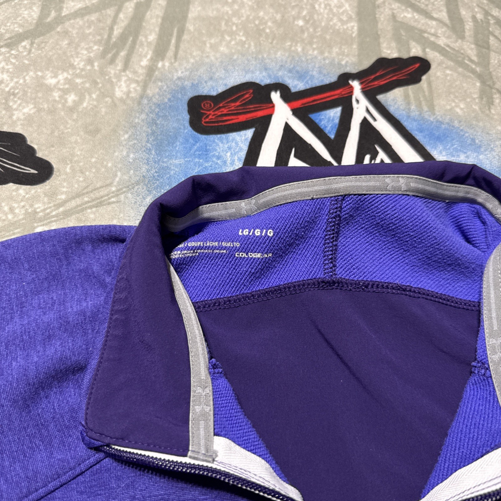 Under Armour Qualifier Hybrid ¼ Zip Men's L Pullover Bulldogs gallery