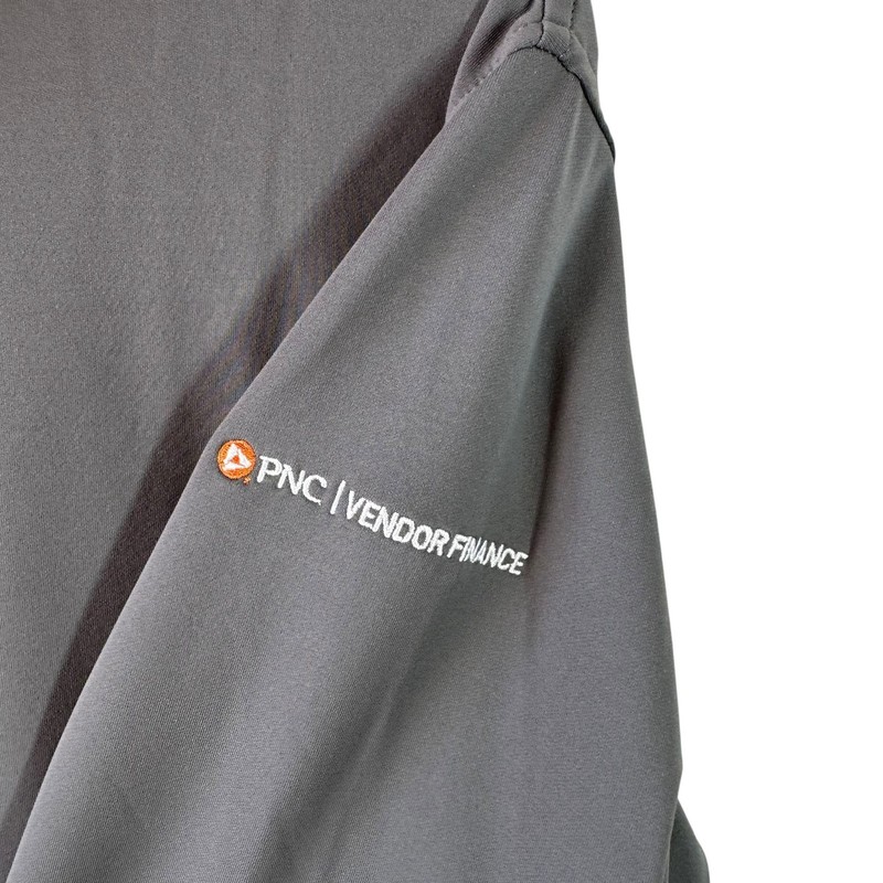 Peter Millar Gray Performance 1/4 Zip Golf Pullover Men's Size XL PNC Embroidery gallery