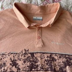 COLUMBIA GOLF Men’s Omni-Wick XL Polo Shirt Peach NWT