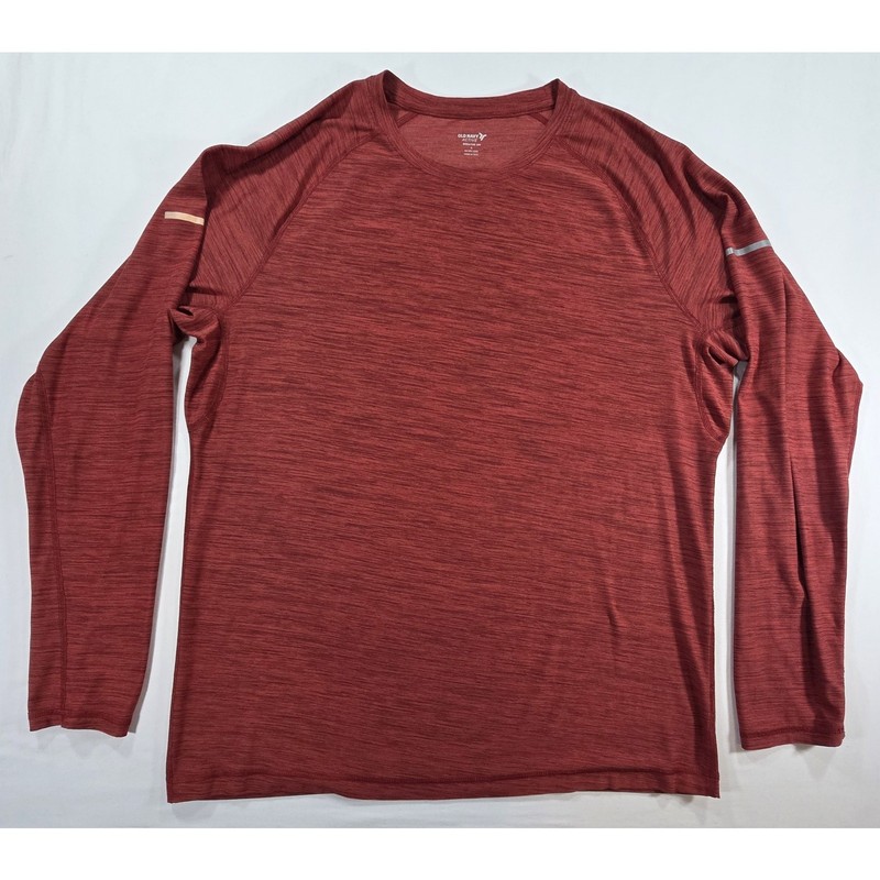 Old Navy Active Breathe On Go Dry Cool Shirt L Burgundy gallery