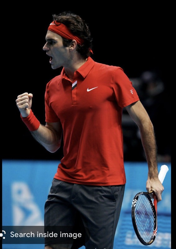Nike Roger Federer RF 2010 ATP Shanghai Tennis Polo Shirt XL Rafa Nadal Alcaraz gallery