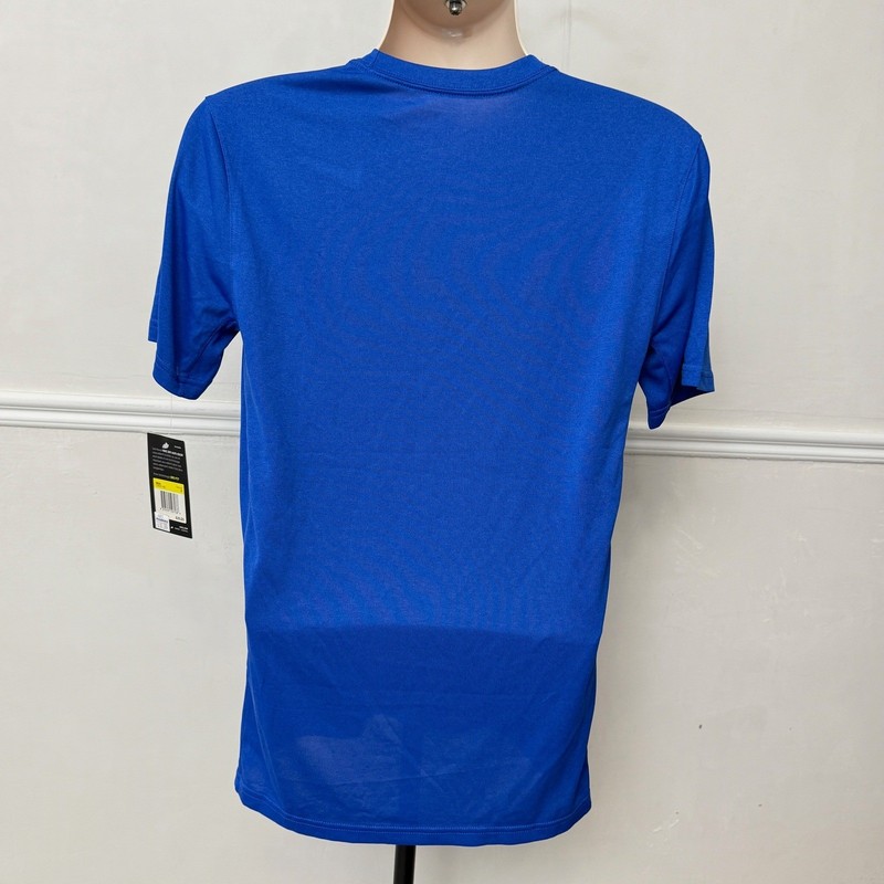 Nike Mens Dri-FIT Anti-Odor Training Shirt Royal Blue Short Sleeve Small NEW gallery