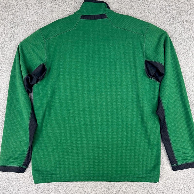 Nike Dri-FIT Pullover Mens Medium Green Lees-McRae 1/4 Zip Long Sleeve Outdoor gallery