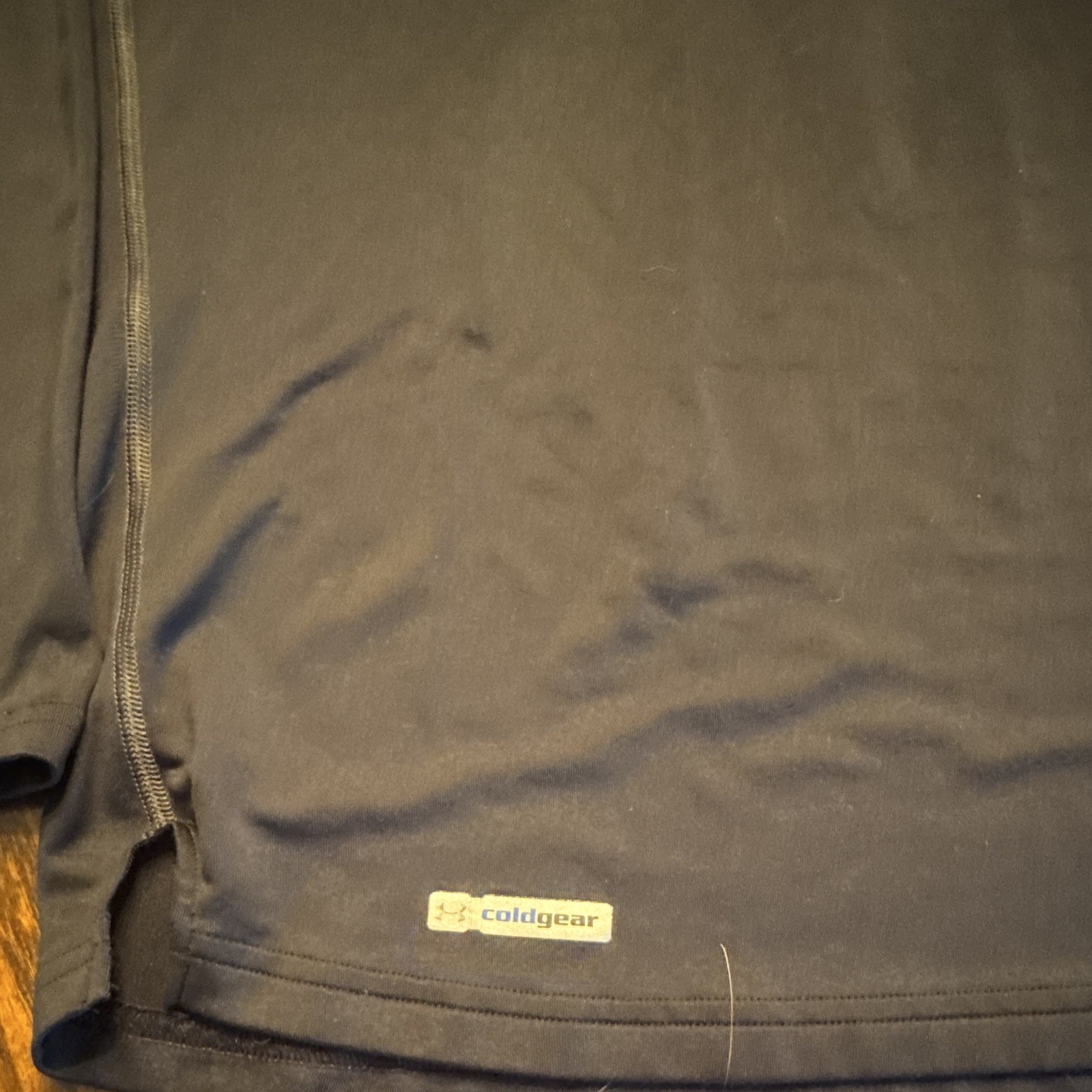 Under Armour ColdGear Men’s XL Blue Loose Long Sleeve Crew Neck Polyester Tee gallery
