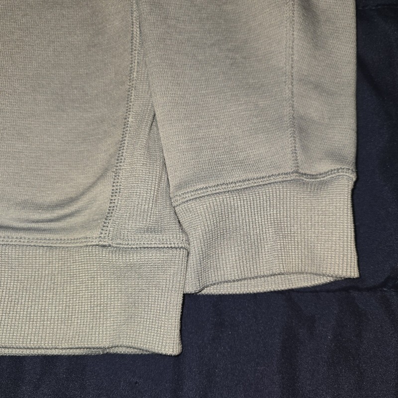 Under Armour Mens Pullover L Cold Gear Storm 1/4 Zip Striped Gray Athletic gallery
