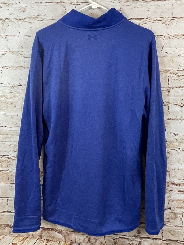 Under Armour GOLF pullover sweater fleece mens XL half snap SHIRT 1329832 storm gallery